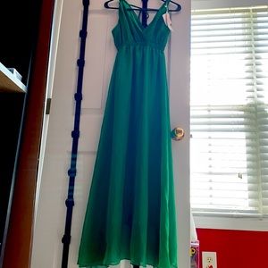 Beautiful Long Green Dress
